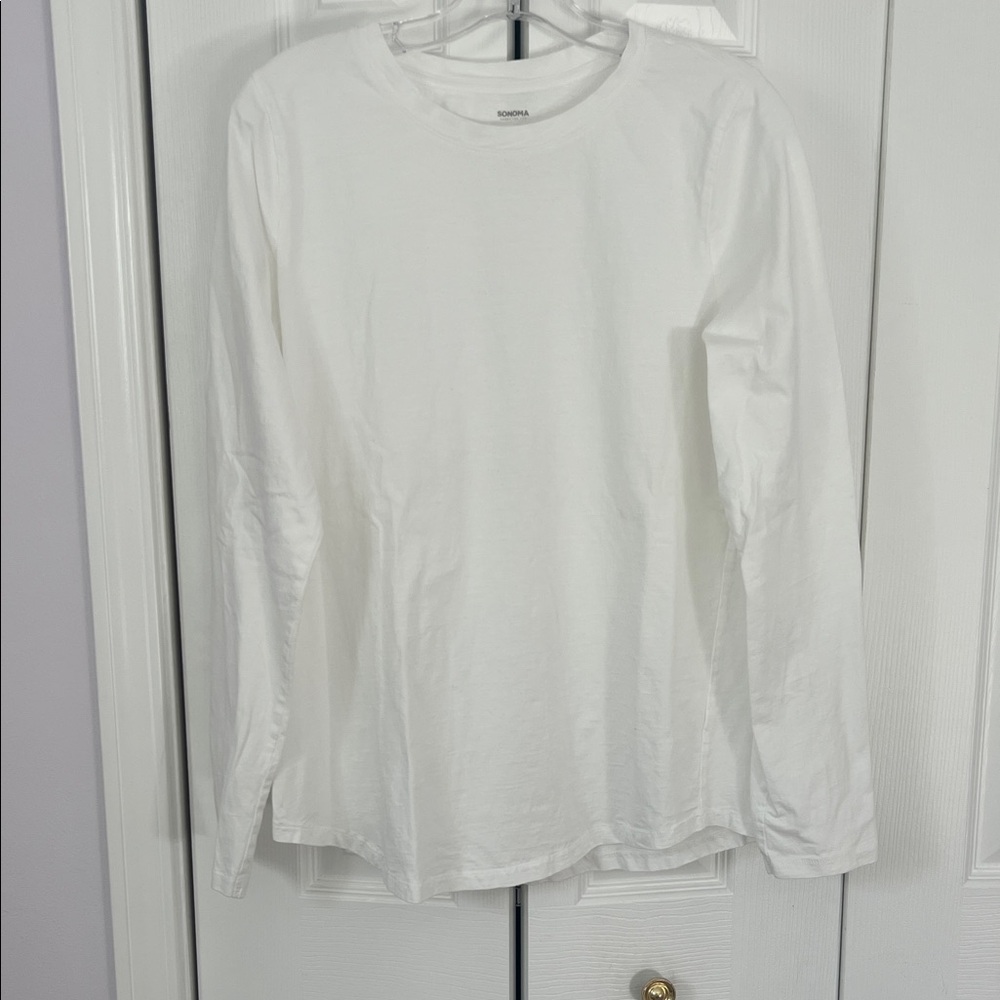 Sonoma White Long Sleeve Tee